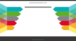 Desktop Screenshot of precisionformulations.com